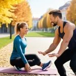 퍼스널트레이너 신입 채용 트렌드 - **Image Prompt: Niche Personal Trainer**
    A dynamic and friendly female personal trainer, mid-30s...
