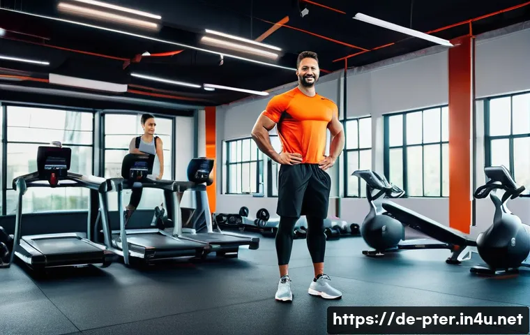 퍼스널트레이너 직업의 고충과 해결책 - **Prompt:** A dynamic and inviting scene featuring a diverse personal trainer (e.g., a woman in her ...